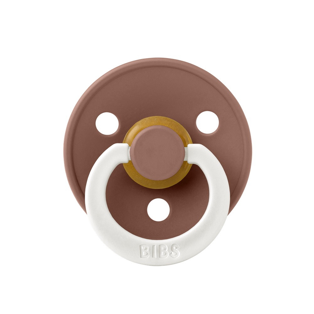 Пустышка латексная Bibs Colour Glow ночная, 0+ 100330 Woodchuck