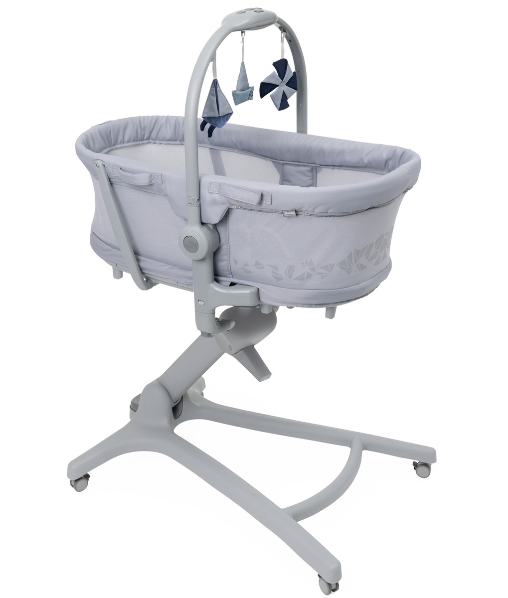 Детская кроватка-стульчик Chicco Baby Hug Pro 5 в 1 Earl Grey