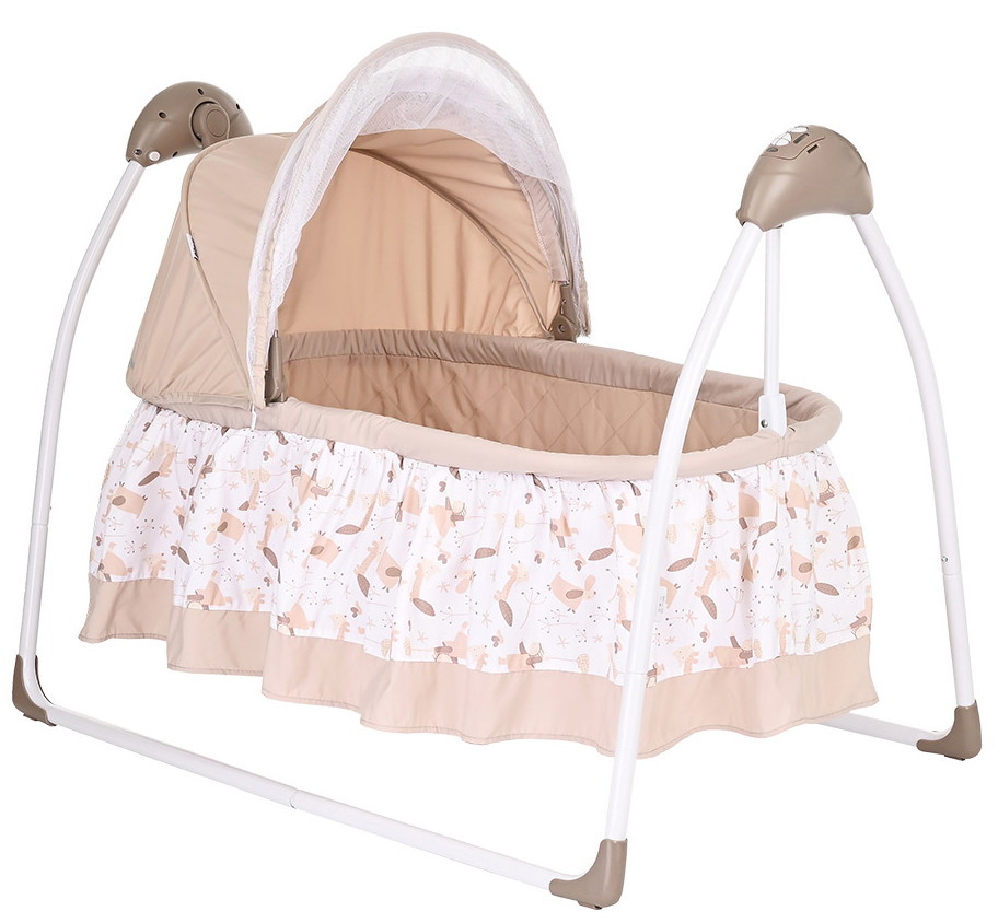 Электрокачели-колыбель Pituso Camellia Beige Fox/ Лисичка бежевый