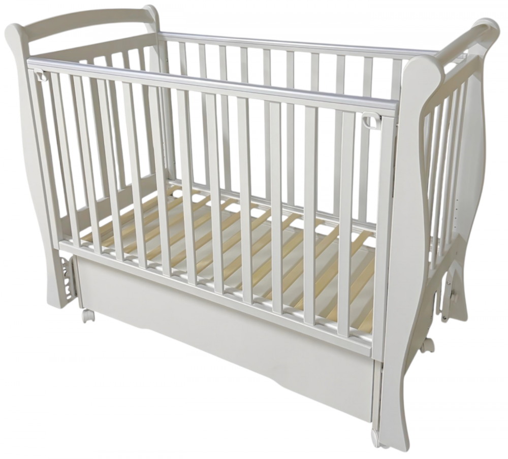 Детская кроватка Кедр Даниэла 1 (маятник универсальный,колесо) лунная ночь