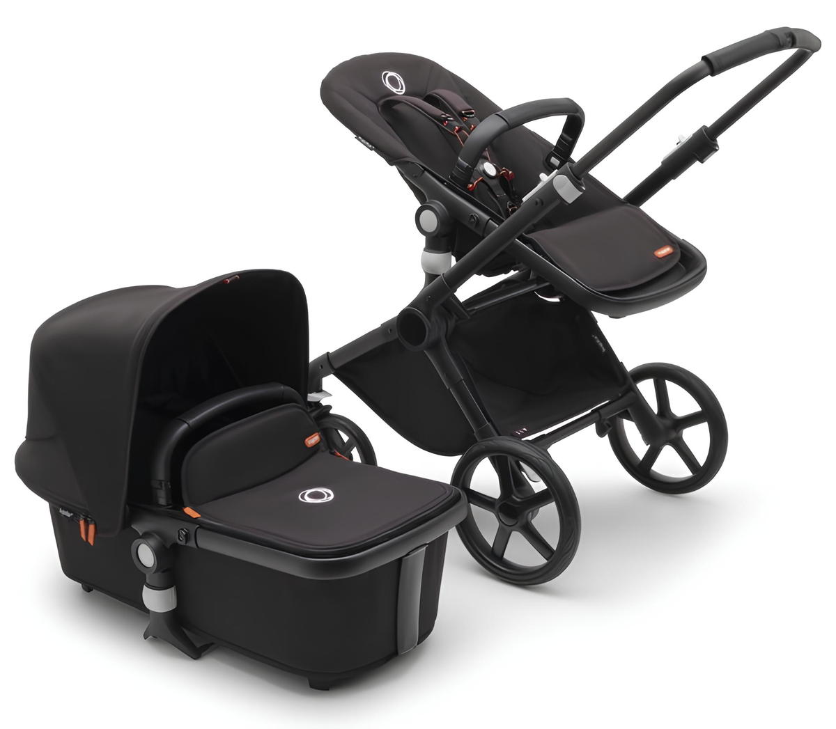 Коляска Bugaboo Fox Cub Complete 2 в 1 Black/Midnight Black-Midnight Black