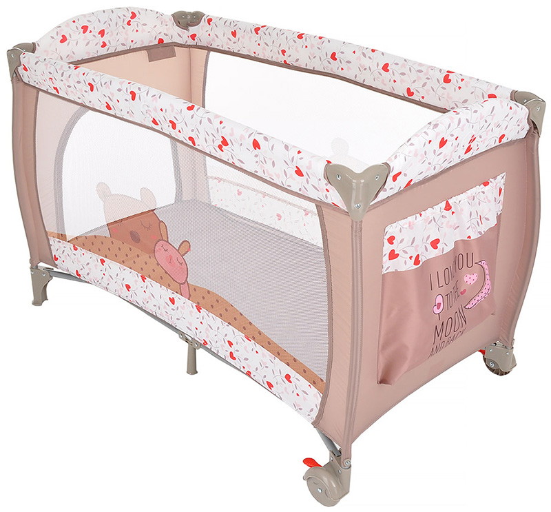 Манеж-кровать Pituso Granada двухуровневый Friendship/Дружба