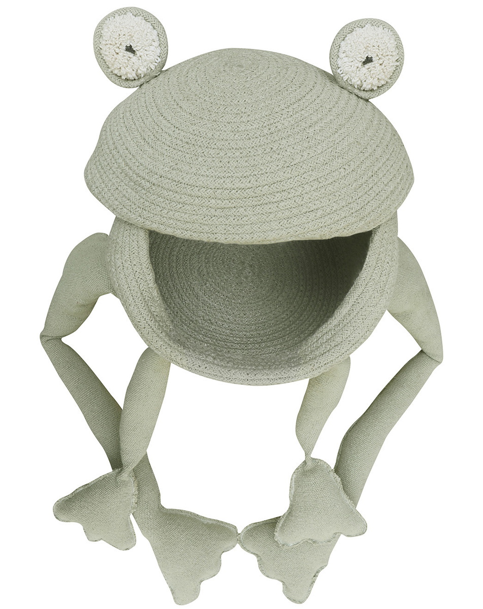 Корзина для хранения игрушек Lorena Canals Фред лягушонок D23х35 см