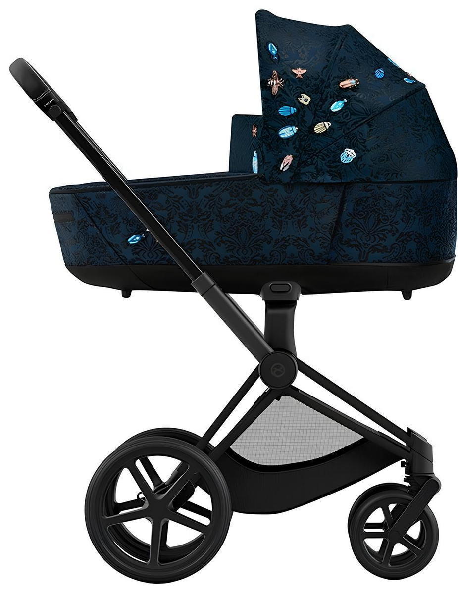 Коляска для новорожденных Cybex Priam IV Matt Black Jewels of Nature