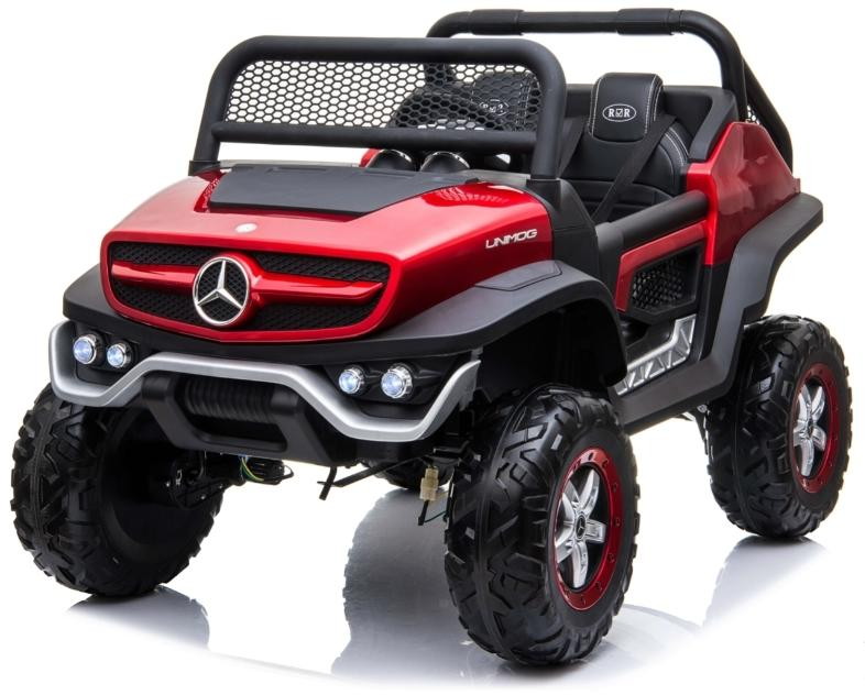 Детский электромобиль RiverToys Mercedes-Benz Unimog Concept P555BP Вишневый глянец
