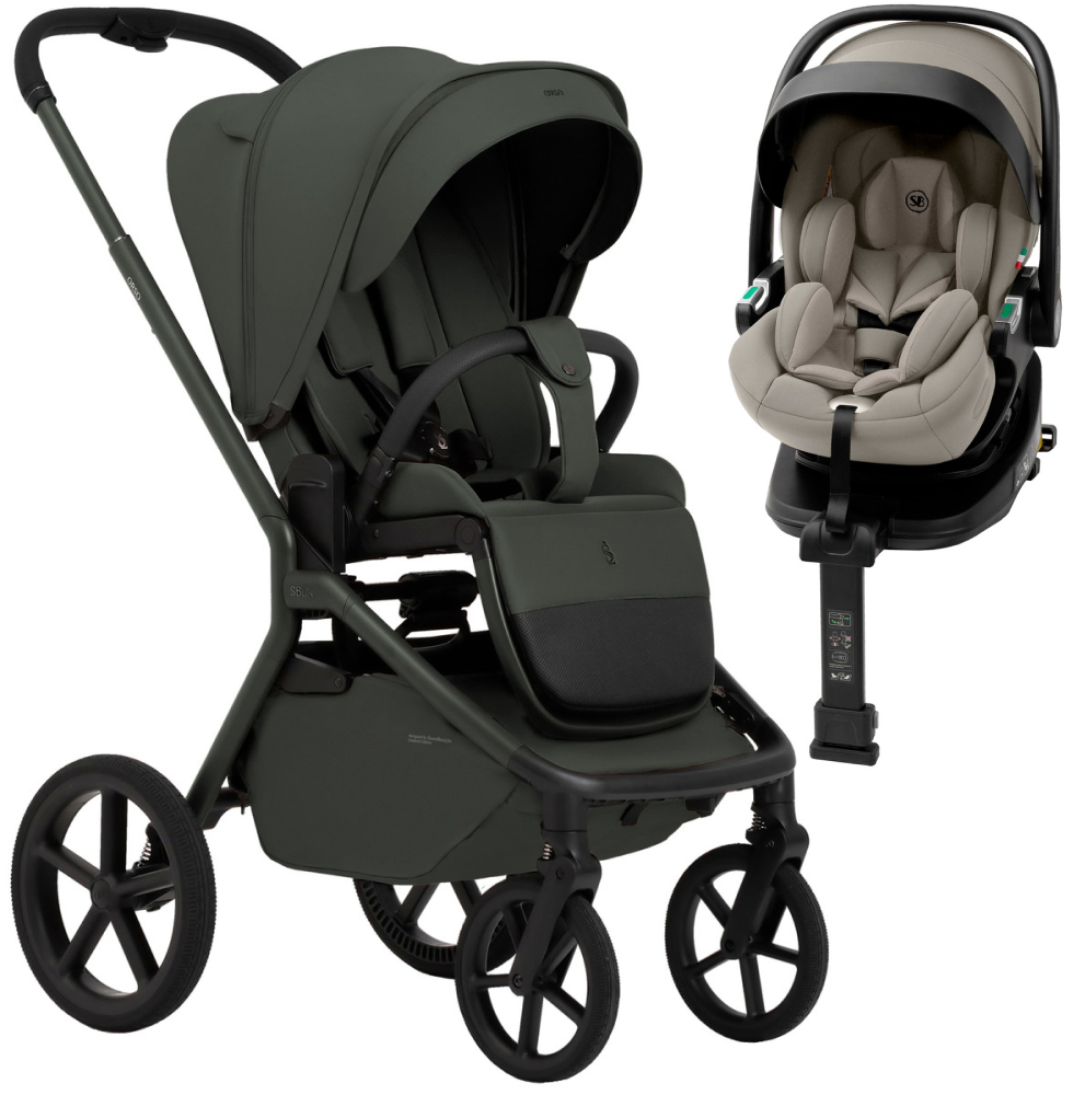 Прогулочная коляска Sweet Baby SBL Orso + автокресло Premier Plus Begie Forest Green