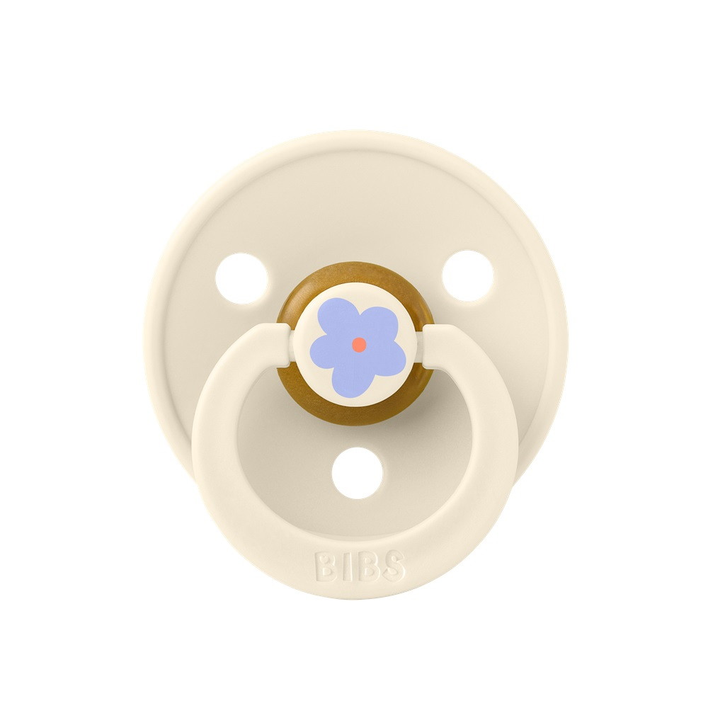 Пустышка латексная Bibs Studio Colour - Jasmine, 0+ 10017216 Ivory