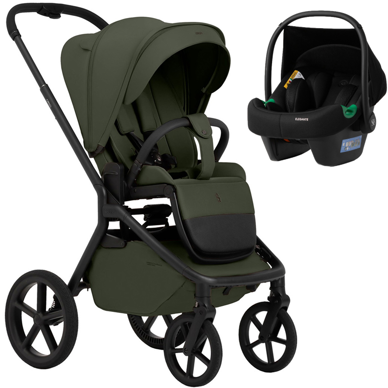 Прогулочная коляска Sweet Baby SBL Orso + автокресло Elegante Plus Dark Green