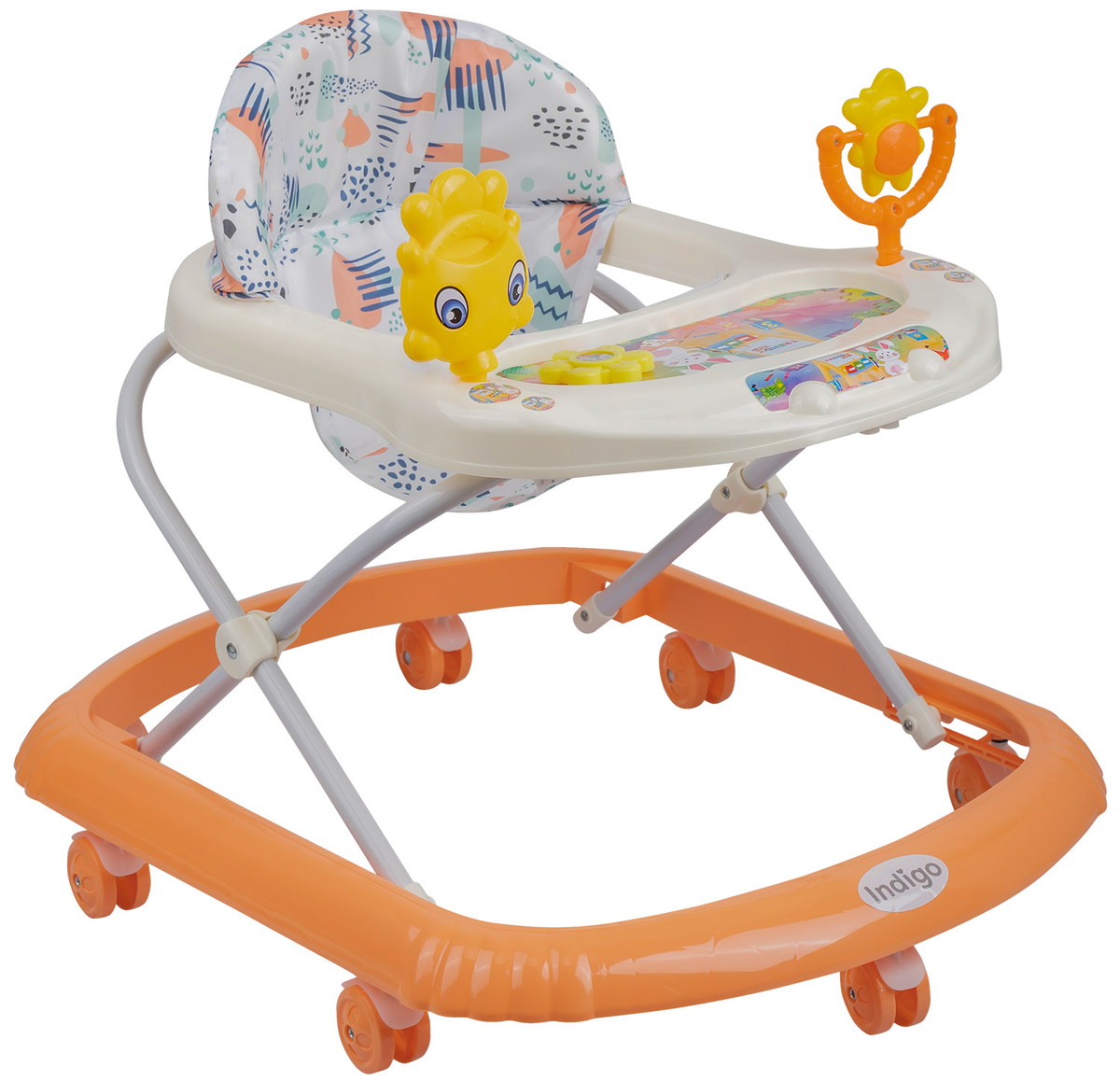Детские ходунки Indigo Солнышко персиковый