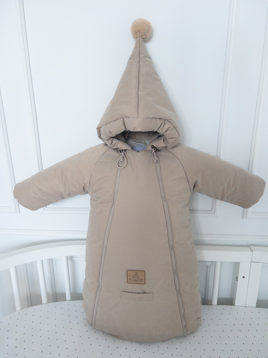 Конверт зимний Lappetti Classic с ручками К3034н 04 бежевый
