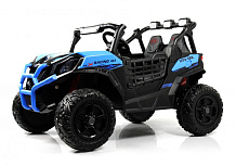 Детский электромобиль RiverToys K777KK LUX 4WD BLUE/синий