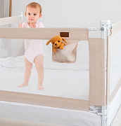 Барьер для кровати AmaroBaby Linear 180 см бежевый
