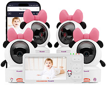 Видеоняня Ramili Baby RV700X4PANDA Пандочка, Малышарики, с креплениями