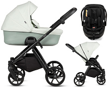 Детская коляска Tutis Leo 3 Plus 3 в 1 с автокреслом Beno Black 1582236 Mint