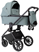 Детская коляска Peppy Monaco 2 в 1 Mint (мятный), рама черная