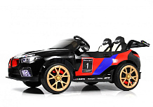 Детский электромобиль RiverToys F555FF черный глянец