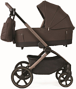 Детская коляска Adamex Como 2 в 1 chocolate brown — т.корич. — рама шоколад