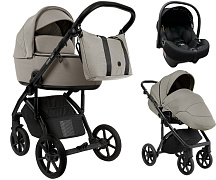 Детская коляска Roan Bass Next 2.0 3 в 1 с автокреслом Tutis Elo Lux EduSky Black BSN/41/2 Hazel/Black/руч.Black