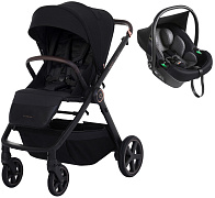 Прогулочная коляска Espiro Only Way 2026 и автокресло Pi Black 510 stylish black