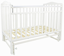 Детская кроватка Pituso Marsel маятник поперечный 3154501 Белый