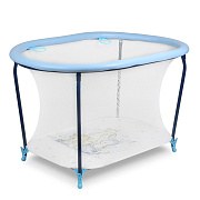 Детский манеж Globex Овал голубой 1108/03