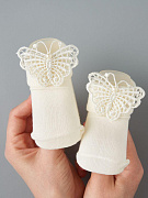Носочки трикотажные Little Star 00055 (ЧЗ-мз) баттерфляй, крем 2