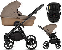 Детская коляска Tutis Leo 3 Plus 3 в 1 с автокреслом Beno Black 1582262 Towny