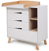 Комод Rant Lago Pro с органайзером, 80 см, 4 ящ Crystal Beige