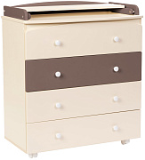 Детский пеленальный комод Bebizaro Regency Four 06 VANILLA/CACAO