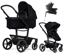 Детская коляска 4 в 1 Joolz Day 5 и автокресло Baby-Safe Core Midnight Grey и база Baby-Safe Core без адаптеров Space Black