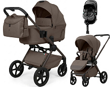 Коляска 4 в 1 Sweet Baby SBL Alba 2.0 и автокресло Premier Plus Grey Dark Beige