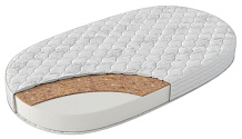 Детский матрас Farfello Форплит Oval Lux овальный, жаккард, кокос