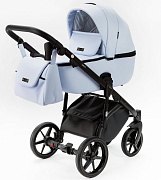 Детская коляска Adamex Nola Deluxe 2 в 1 N-SA17 (ГОЛУБАЯ КОЖА)