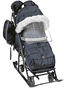Детские санки-коляска Nika Наши Детки 7-5SК графитовый