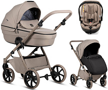 Детская коляска Tutis Uno 6 Plus Essential collection 3 в 1 с автокреслом Beno Beige 1602172 Taupe