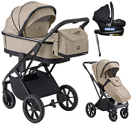 Коляска 4 в 1 Sweet Baby SBL Massimo + автокресло Elegante Plus с базой i-Size ISOFIX DK780 Beige