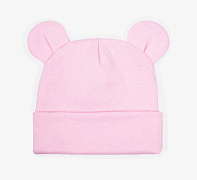 Чепчик (шапочка) AmaroBaby Nature essence bear розовый 44