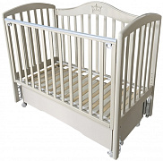 Детская кроватка Кедр Люси 3 (маятник универсальный, колесо) кашемир