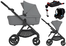 Детская коляска Anex iQ Basic NT 4 в 1 и автокресло Biuco BC100B + База Anex Karwala ISOFix без адаптеров Loft