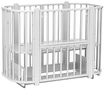 Детская кроватка Pituso Asti Белый-Белый