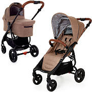 Детская коляска Valco baby Snap 4 Trend 2 в 1 Коричневый (Cappuccino)