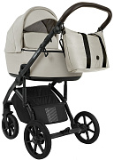 Детская коляска Roan Bass Next 2.0 2 в 1 BSN/45/2 Marzipan/Black/руч.Cappuccino(2 места)