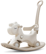 Лошадка-качалка-беговел с ручкой UNIX Kids Dino Camel