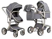 Коляска трансформер Aimile Adventurer ткань Лунный