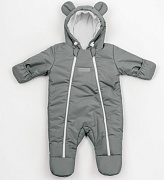 Комбинезон демисезонный AmaroBaby Spring ЧЗ серый 68