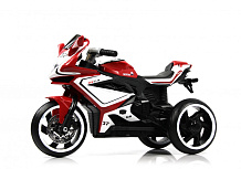 Детский электромотоцикл RiverToys K222AM красный