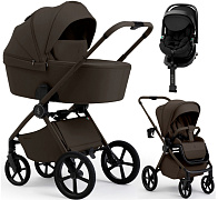 Коляска 3 в 1 Sweet Baby SBL Elegante Pro + автокресло Premier Plus Black Dark Beige