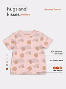 Футболка Rant Hugs and Kisses Pattern Pink 68
