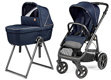 Коляска Peg Perego Veloce TC New Belvedere 2 в 1 Blue Shine