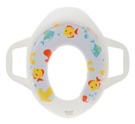 Накладка для унитаза Roxy-Kids с ручками в стороны, с рисунком рыбки